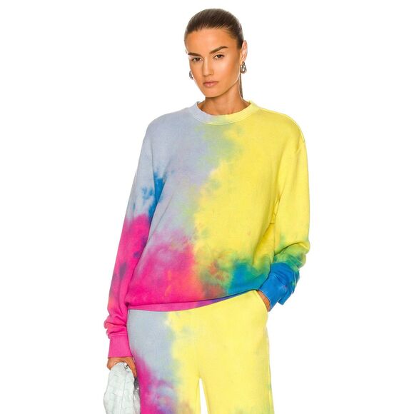 The Elder Statesman Women's Reflection Terry Crew Sweater Size Extra Small XS - Picture 1 of 6